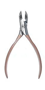Kohm Ingrown Toenail Clippers | Super Control Cuticle Trimmer & Wide Jaws – Precision Stainless Steel Nail Nippers for Thick & Ingrown Nails | Podiatrist-Recommended Toe Nail Cutter