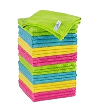 MR.SIGA Microfiber Cleaning Cloth, Pack of 24, Size:12.6