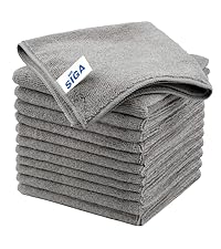 MR.SIGA Microfiber Cleaning Cloth, Pack of 24, Size:12.6