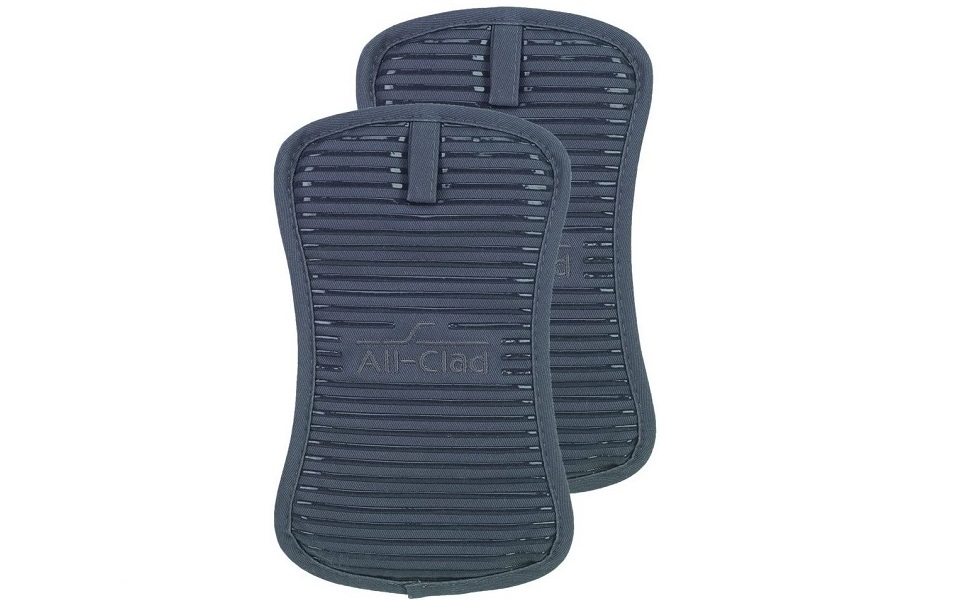 All-Clad Premium Pot Holder & Heating Pad, (2-Pack) Heat Resistant to 500 Degrees, 100% Cotton 10