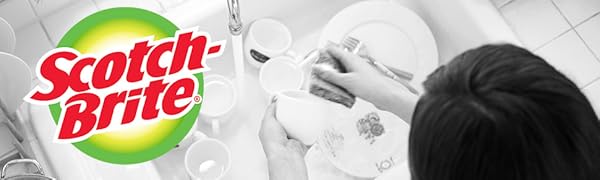 Scotch-Brite Sponge Cloth, Swedish Dish Cloths, Reusable Alternative to Paper Towels, 24 Sponge Cloths