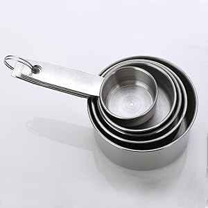 Accmor 11 Piece Stainless Steel Measuring Spoons Cups Set, Premium Stackable Tablespoons Measuring Set for Gift Dry Liquid Ingredients Cooking Baking