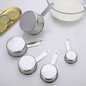 Accmor 11 Piece Stainless Steel Measuring Spoons Cups Set, Premium Stackable Tablespoons Measuring Set for Gift Dry Liquid Ingredients Cooking Baking