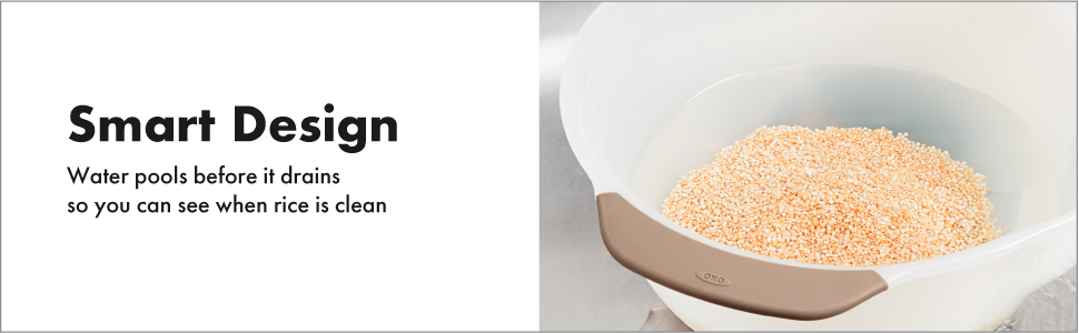 OXO Good Grips Rice & Small Grains Washing Colander