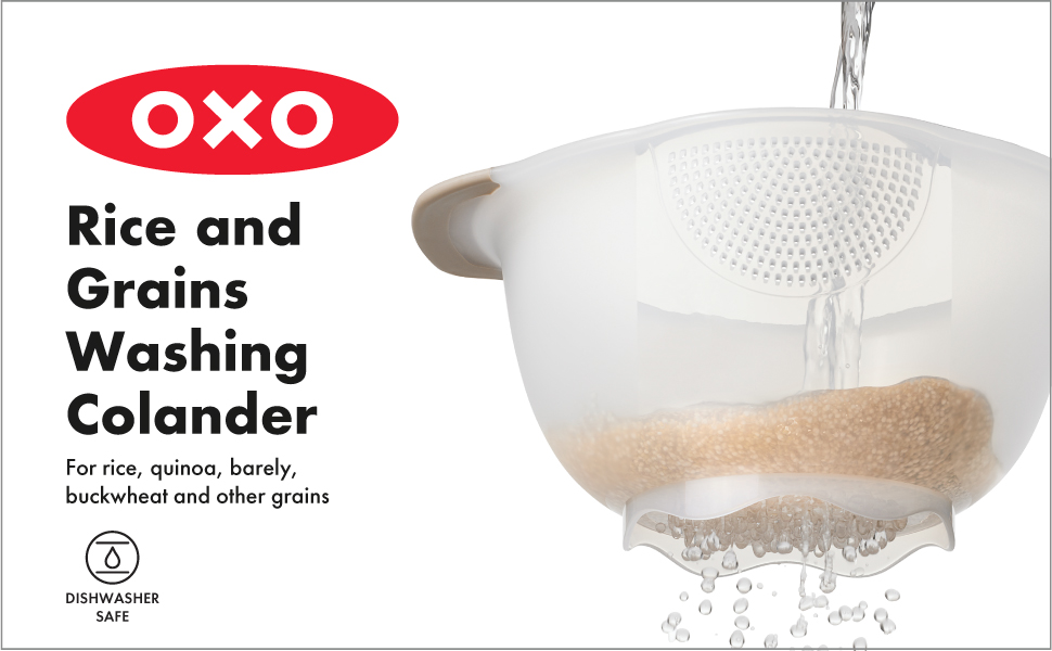 OXO Good Grips Rice & Small Grains Washing Colander