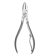 GERMANIKURE Professional Small Nail Clipper (6 cm) - FINOX Surgical Stainless Steel Manicure and Pedicure Tools in Leather Case- Ethically Made in Solingen Germany - 4711 - Travel Size Nail Care
