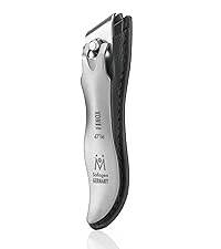 GERMANIKURE Professional Small Nail Clipper (6 cm) - FINOX Surgical Stainless Steel Manicure and Pedicure Tools in Leather Case- Ethically Made in Solingen Germany - 4711 - Travel Size Nail Care