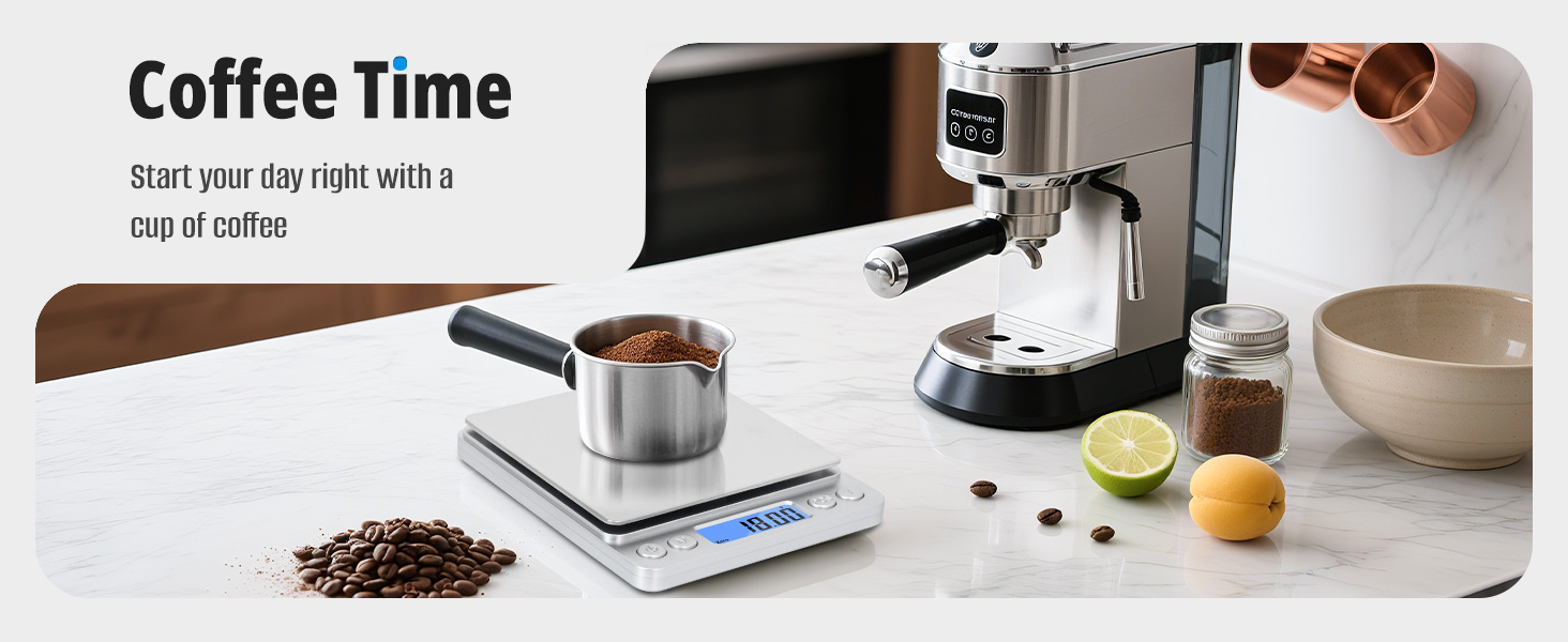 NEXT-SHINE Gram Scale 500g x 0.01g Precision, Digital Mini Pocket Size Portable Scale with Two Trays Nine Units, LCD Display Stainless Steel Platform for Weighing Jewelry Cooking Baking
