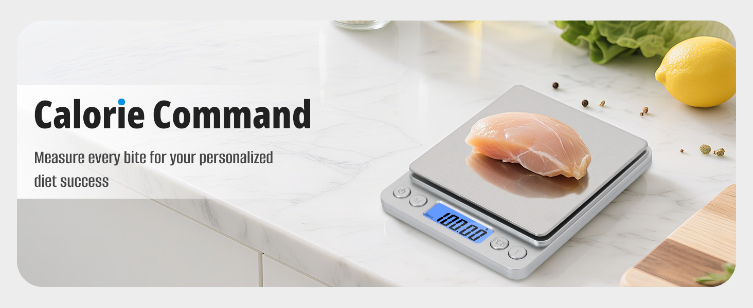 NEXT-SHINE Gram Scale 500g x 0.01g Precision, Digital Mini Pocket Size Portable Scale with Two Trays Nine Units, LCD Display Stainless Steel Platform for Weighing Jewelry Cooking Baking