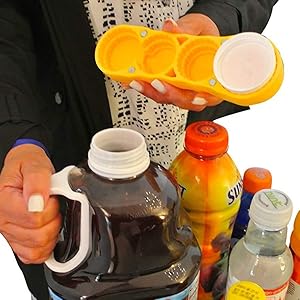 COMBO – 1 mO MINI for small plastic caps & 1 mO PLUS for larger plastic caps See Pictures for Better Understanding – Soda Opener - Water Opener | Twist-off | Good for 16 sizes | Help Aids