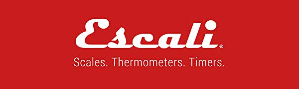 Escali Extra Large Display Digital Kitchen Timer with Clock Mode, Recall Timer Magnetic Back