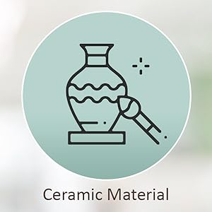 Pavilion Gift Company - 'Live Simply Bee, Chicken, Pig, and Cow' - 4-Piece Stoneware Measuring Cups Set, Sturdy Farmhouse-Style Kitchenware for Home Baking, Cooking, Gifting - Teal, 8 Ounces