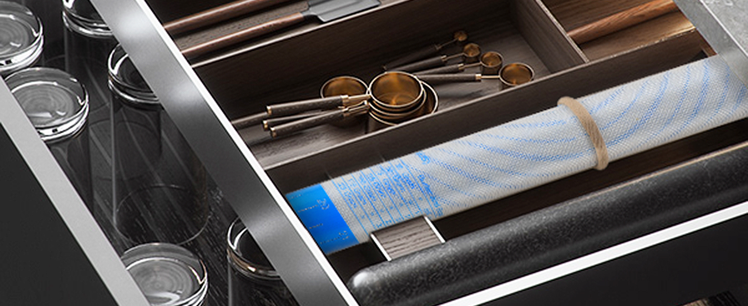 Nonstick Silicone Pastry Mat Extra Large with Measurements 28''By 20'' for Silicone Baking Mat, Counter, Dough Rolling,Fondant/Pie Crust By Folksy Super Kitchen (20×28, Blue)