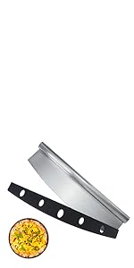 Pro Dough Pastry Scraper/Cutter/Chopper Stainless Steel Mirror Polished with Measuring Scale Multipurpose- Cake, Pizza Cutter - Pastry Bread Separator Scale Knife