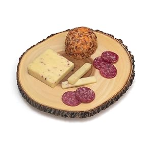 Lipper International Bamboo Wood Two-Tone Kitchen Cutting and Serving Board, Small, 8" x 6" x 5/16", Set of 2