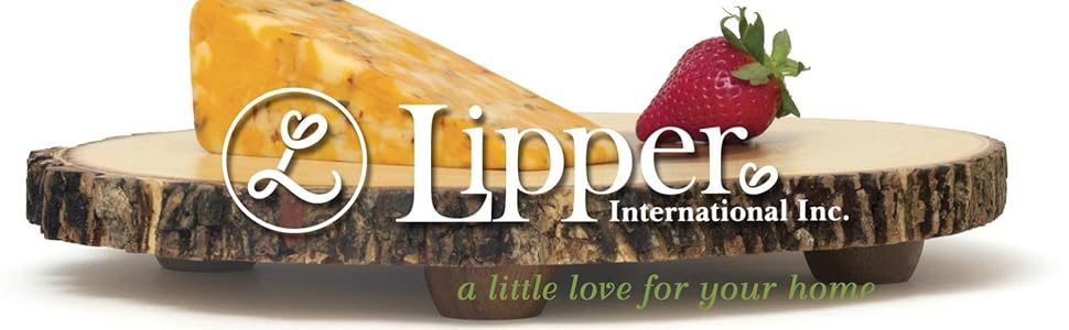 Lipper International Bamboo Wood Two-Tone Kitchen Cutting and Serving Board, Small, 8" x 6" x 5/16", Set of 2