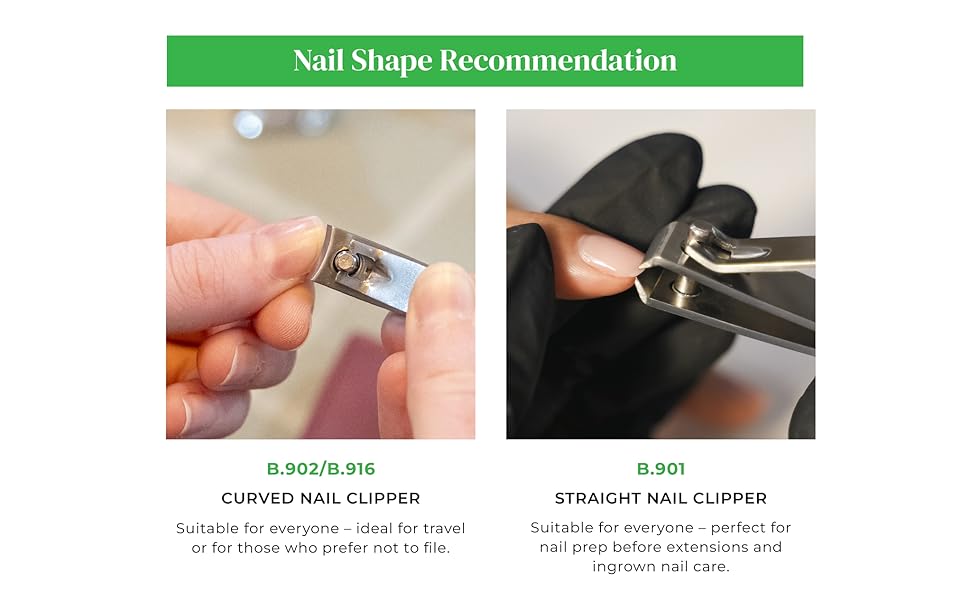 Straight Blade Nail Clipper - B-901 (Stainless Steel) | Large Jaw | Flat Jaw Design | NGHIA