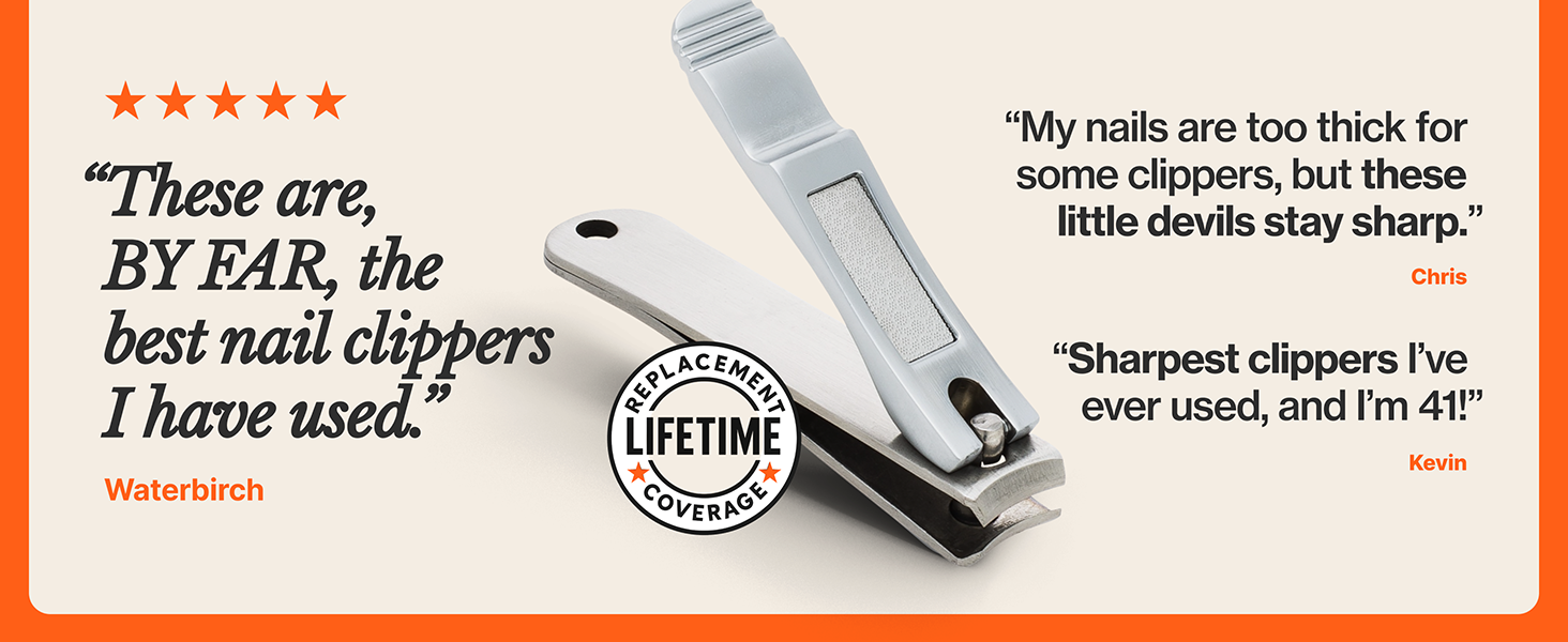 Professional Nail Clippers Set – Stainless Steel Fingernail & Toenail Clippers for Men, Women & Seniors – Ultra-Sharp Precision, Ergonomic Comfort & Medical-Grade Quality