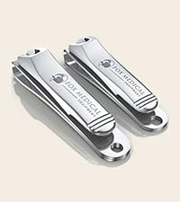 Professional Nail Clippers Set – Stainless Steel Fingernail & Toenail Clippers for Men, Women & Seniors – Ultra-Sharp Precision, Ergonomic Comfort & Medical-Grade Quality