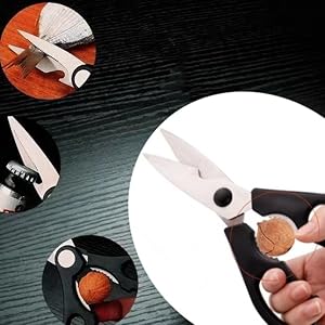 Prettyia Kitchen Shears, Take-Apart Heavy Duty Stainless Steel Multi Purpose Kitchen Scissors