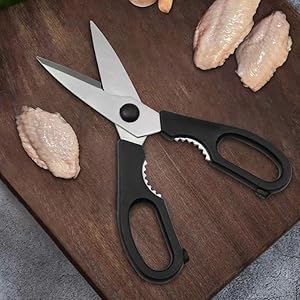 Prettyia Kitchen Shears, Take-Apart Heavy Duty Stainless Steel Multi Purpose Kitchen Scissors