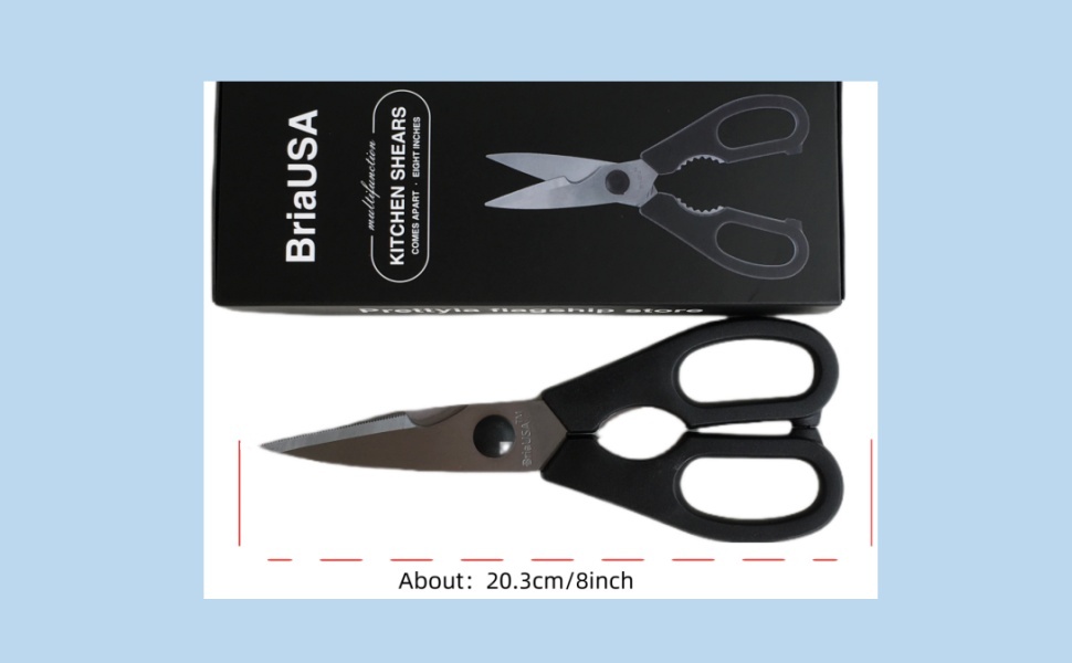 Prettyia Kitchen Shears, Take-Apart Heavy Duty Stainless Steel Multi Purpose Kitchen Scissors