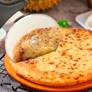 Pizza Cutter Wheel, Stainless Steel Slicer, 9.33-Inch Super heavy 173g, Sharp funny Classic Cutters, Kitchen Gadget with finger guard protects, For Pizza Lovers for easy dishwasher cleaning