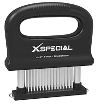 Meat Tenderizer Tool 48 Blades Stainless Steel - Kitchen Cooking Gadgets Tools with Ultra Sharp Needle That Makes Steak & Chicken Tender - No More Hammer, Meat Pounder Or Mallet