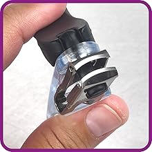 EZ Grip 360 Degree Rotary Stainless Steel Sharp Blade Fingernail Toenail Clipper, Trimmer and Cutter