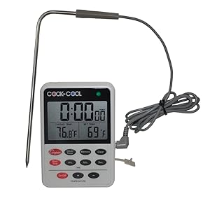 Cooper-Atkins DTT361-01 Digital Meat Thermometer, Cooling Thermometer (Cook N Cool - Cooking and Cooling Temperature Monitor)