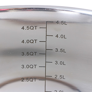 Rorence Stainless Steel Non-Slip Mixing Bowls With Pour Spout, Handle and Lid, Set of 3, Black