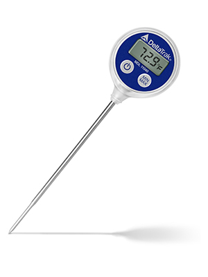 DeltaTrak 11040 Professional Digital Meat Themometer Waterproof for Kitchen, Food Cooking, Grill, BBQ, Smoker, Candy, Coffee, Blue