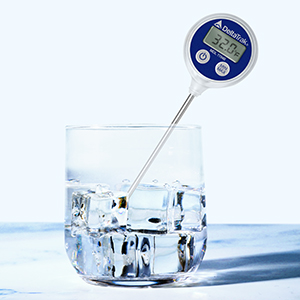 DeltaTrak 11040 Professional Digital Meat Themometer Waterproof for Kitchen, Food Cooking, Grill, BBQ, Smoker, Candy, Coffee, Blue