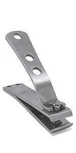 KOHM Curved Nail Clippers with Nail File (in Build) - Heavy Duty Stainless Steel Toe Nail Nippers Tool for Men, Women, Seniors & Adults