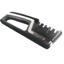 SHARPAL 104N 5-in-1 Professional Knife & Scissors Sharpener, Sharpening Tool for Straight & Serrated Blades, Repairs & Hones Euro/American & Asian Knives, Fast Scissor Sharpening