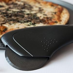 Cestari Heirloom Ceramic Pizza Cutter – Razor-Sharp, Rust-Free Blade with Protective Guard | Dishwasher Safe | A Legacy Kitchen Tool for Generations