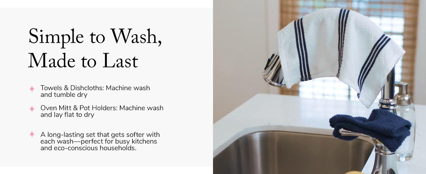 Sticky Toffee 9-Piece Kitchen Set – Gray 100% Cotton Terry Dish Towels, Dishcloths, Oven Mitts, and Pot Holders with Non-Slip Silicone Grip, Oeko-Tex Cotton