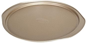 Glad Nonstick Large Pizza Pan for Oven | Round Baking Tray | Textured Cooking Sheet Crisper | Premium Bakeware Series for Home Kitchen