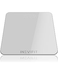 INEVIFIT Digital Kitchen Scale, Highly Accurate Multifunction Food Scale 13 lbs 6kgs Max, Clean Modern Black with Premium Stainless Steel Finish. Includes Batteries