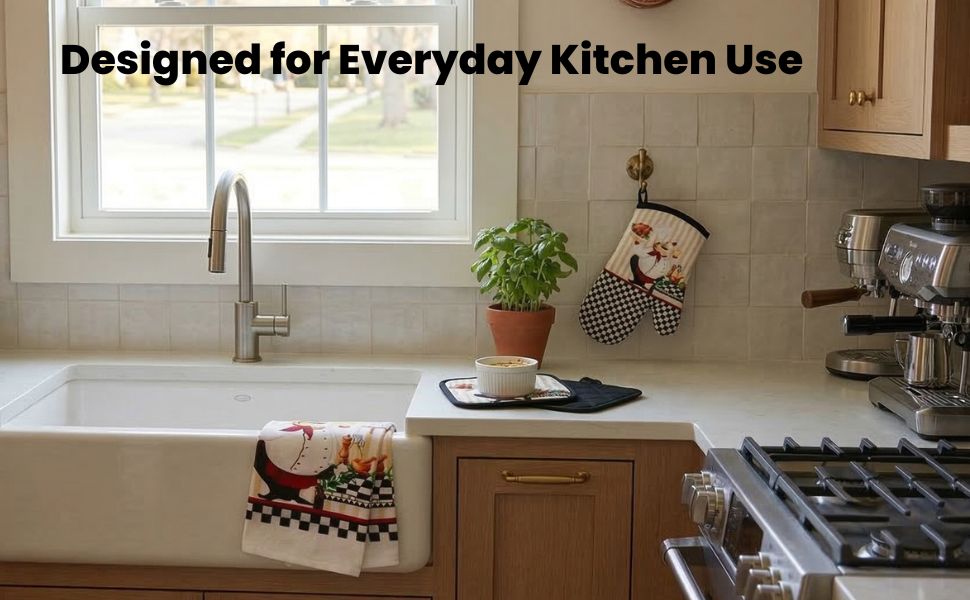 Lobyn Value Packs - Wine Lover’s Kitchen Grape & Wine Bottle Motif, 5 Piece Kitchen Towel Set with 2 Decorative Dish Towels (25 X15), 1 Oven Mitt (11 X 7) and 2 Potholders (6.5 X 6.5)