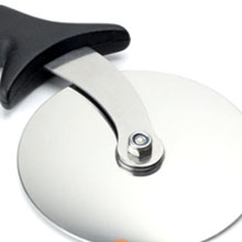 MSY BIGSUNNY Pro Pizza Cutter, Stainless Steel Pizza Cutter Wheel, with Super Sharp Pizza Slicer Dia 4-inch(10cm), Dishwasher Safe