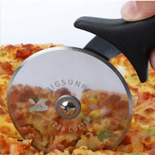 MSY BIGSUNNY Pro Pizza Cutter, Stainless Steel Pizza Cutter Wheel, with Super Sharp Pizza Slicer Dia 4-inch(10cm), Dishwasher Safe