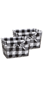 DII Buffalo Check Kitchen Collection, Classic Farmhouse Kitchen Set, Potholder, Black & White, 2 Piece