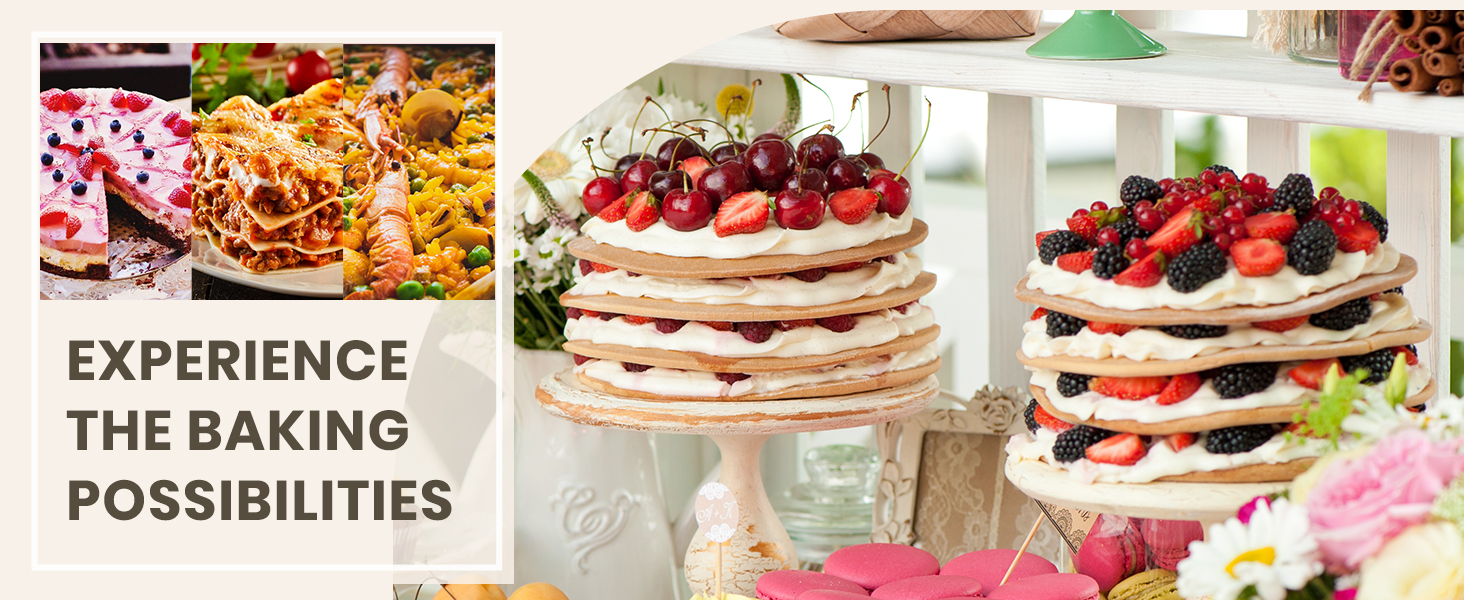 HIWARE 9 Inch Non-stick Cheesecake Pan Springform Pan with Removable Bottom/Leakproof - Black