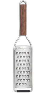 Microplane Master Series Wood Handle Stainless Steel Zester Grater