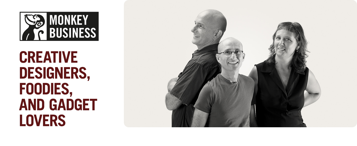 Fun Spaghetti-Shaped Plastic Spaghetti Spoon/Pasta Fork from a Series of Pasta-Inspired Kitchen Gadgets | Cool Pasta Spoon to Claw and Serve Pasta | Original Kitchen Accessories | by Monkey Business