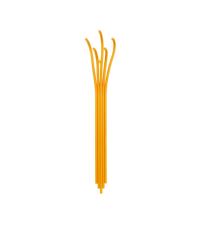 Fun Spaghetti-Shaped Plastic Spaghetti Spoon/Pasta Fork from a Series of Pasta-Inspired Kitchen Gadgets | Cool Pasta Spoon to Claw and Serve Pasta | Original Kitchen Accessories | by Monkey Business