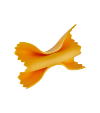 Fun Spaghetti-Shaped Plastic Spaghetti Spoon/Pasta Fork from a Series of Pasta-Inspired Kitchen Gadgets | Cool Pasta Spoon to Claw and Serve Pasta | Original Kitchen Accessories | by Monkey Business