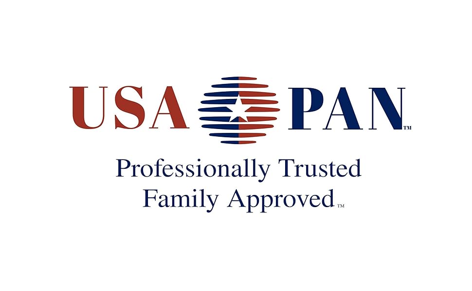 USA Pan Bakeware Half Sheet Baking Pan and Bakeable Nonstick and Cooling Rack Set, Metal