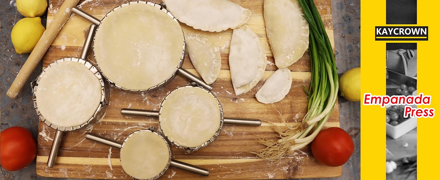 Best Utensils Stainless Steel Ravioli Mold Pierogi Dumpling Maker Wrapper Pastry Dough Cutter Kitchen Accessories (L: 4.5 inch)